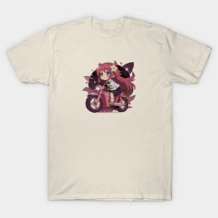 NIght Rider Chibi Girl T-Shirt